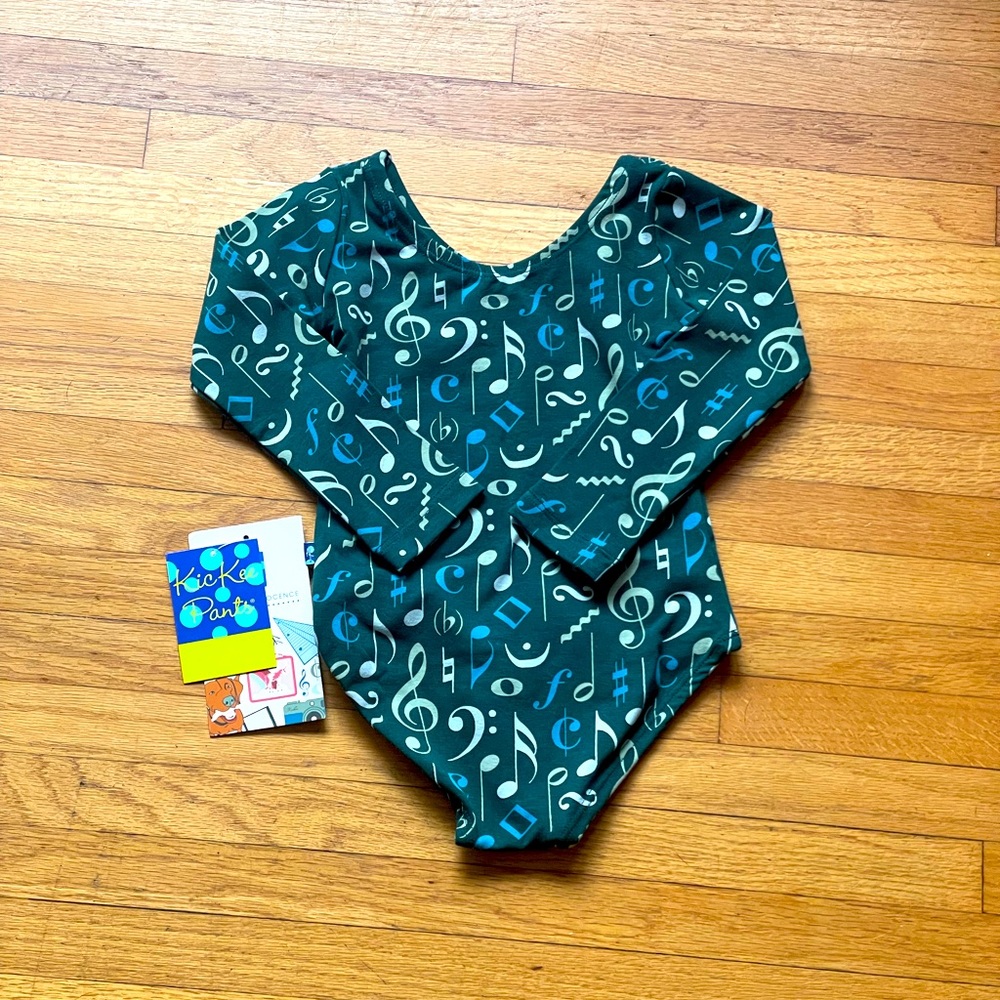 KicKee pants music note leotard